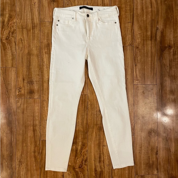 LIVERPOOL Women’s White The Hugger Skinny High Waist Jean Denim Size 4/27 - Picture 1 of 13